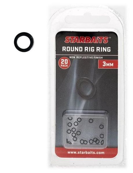 STARBAITS Krúžky guľaté Round Ring 3mm (20ks)