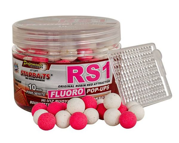 STARBAITS Boilies Pop Up Fluo RS1 14mm/80g