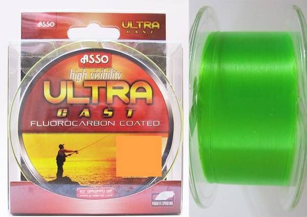ASSO Vlasec Ultra Cast 0,32mm/300m Fluo zelený