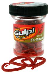 BERKLEY Gumená nástraha GULP Earthworm 10cm - Red Wiggler
