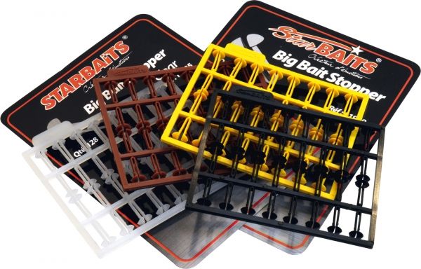 STARBAITS Zarážky Big Bait Stoper Pelety 128ks/bal. - f. Číra