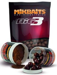 MIKBAITS Boilies v dipe 250ml BigB Broskev Black pepper - 20mm