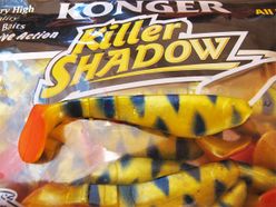 KONGER Killer Shadow kopyto 7,5cm - f.033 žlto/modro/červená