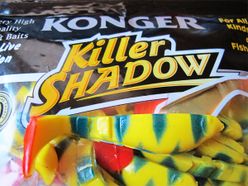 KONGER Killer Shadow kopyto 7,5cm - f.040 žltá/červená/zelená