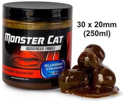 TANDEM BAITS Monster Cat dipované pelety 30x20mm/300g - Fish Crayfish