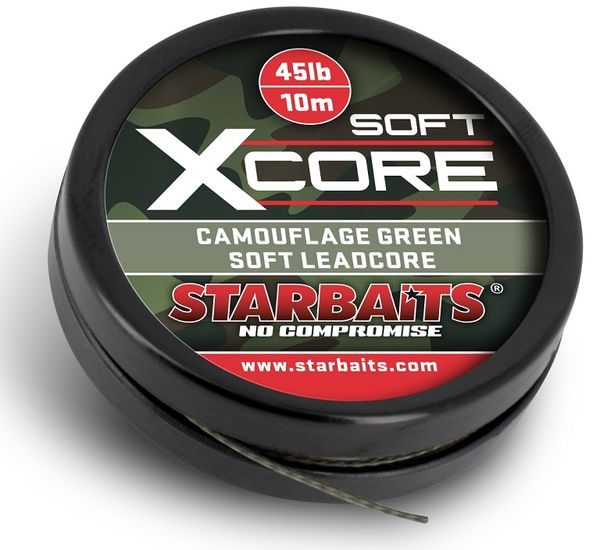 STARBAITS Olovená šnúra X-CORE Cam Soft 45lbs - 10m