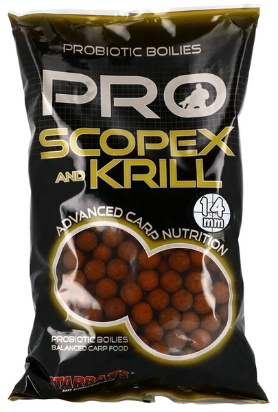 STARBAITS Boilies Probiotic Scopex and Krill - 1kg - 14 mm