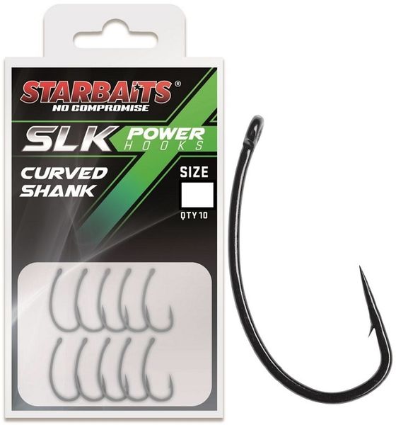 STARBAITS Háčik Power Hook PTFE TEFLON Curved Shank 10ks/bal. - veľ. 8