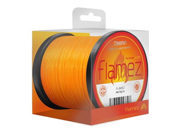DELPHIN Vlasec FLAMEZ Oranžový 600m - 0,35mm/8,6kg