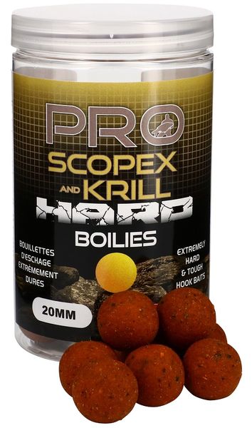 STARBAITS Hard Boilies Scopex Krill 200g - 20 mm