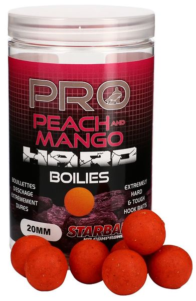 STARBAITS Hard Boilies Peach & Mango 20mm/200g