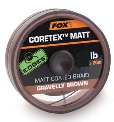 FOX Šnúrka EDGES CORETEX MATT Brown 20m - 25lb