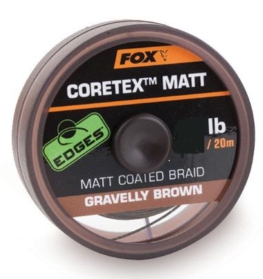 FOX Šnúrka EDGES CORETEX MATT Brown 20m - 35lb