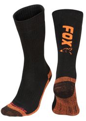 FOX Ponožky - čierno-oranžové veľ.44-47