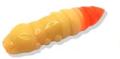 FishUP Dipované umelé nástrahy Pupa 30mm 10ks/bal. - Cheese/Hot Orange