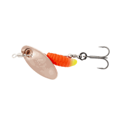 SAVAGE GEAR Nástraha Grub Spinners #0/2,2g Sinking - Copper Red Yellow