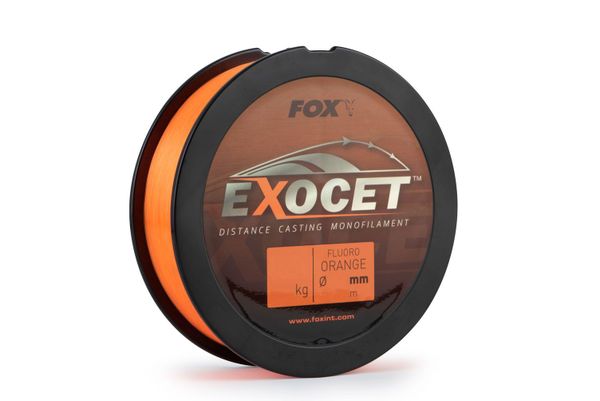 FOX Vlasec Exocet Fluoro Orange Mono 1000 m - 0,30mm/14lb