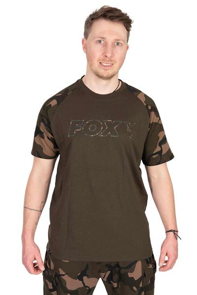 FOX Tričko kr.ruk. Khaki/Camo Outline T L