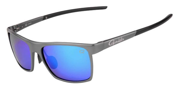 GAMAKATSU Polarizačné okuliare G-Glasses Alu Grey/Ice Blue Mirror