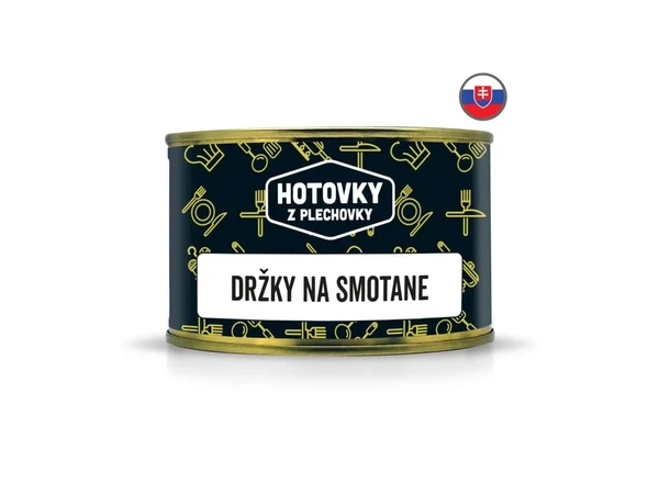 Hotovky z plechovky Držky na smotane 400ml