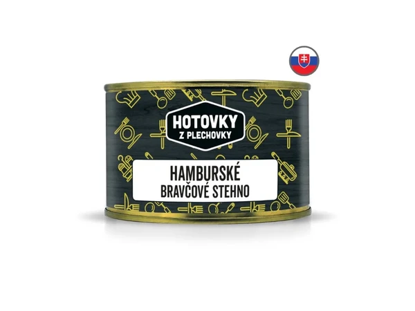 Hotovky z plechovky Hamburské bravčové stehno 400g