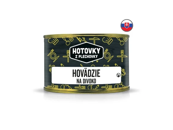 Hotovky z plechovky Hovädzie na divoko 400g