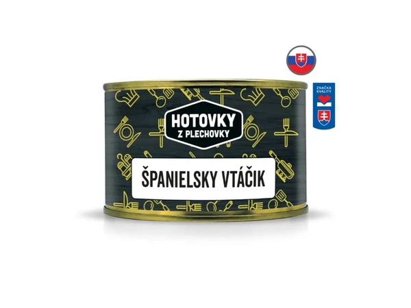 Hotovky z plechovky Španielsky vtáčik 400g