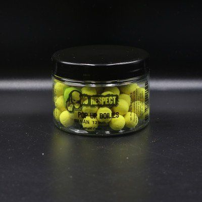 NO RESPECT Pop Up Boilies 45g - 10mm - Banán - žltá