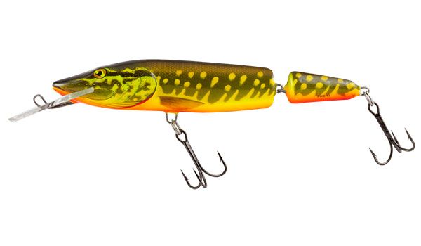 SALMO Vobler PIKE JOINTED DEEP RUNNER 13cm/24g Floating - Hot Pike