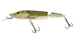 SALMO Vobler PIKE JOINTED DEEP RUNNER 13cm/24g Floating - Real Pike