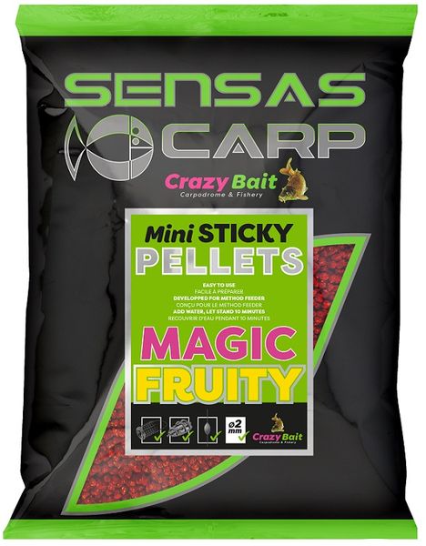 SENSAS Pelety Mini Sticky Magic Fruity (ovocie) 700g