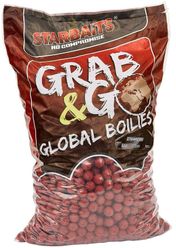 STARBAITS Boilies Grab&Go Global boilies 20mm-10kg - Strawberry (jahoda)