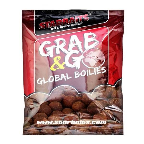 STARBAITS Boilies Grab&Go Global 20mm - 1kg - Banana (banán)