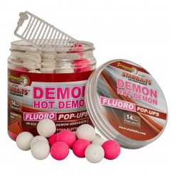 STARBAITS Boilies Pop Up Fluo Hot Demon 80g - 14mm 80g