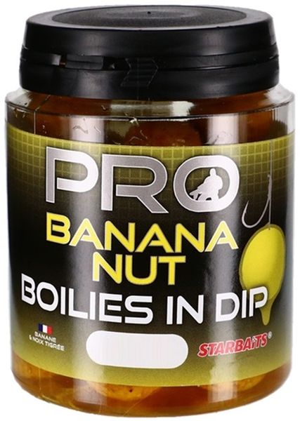 STARBAITS Boilies v dipe Pro Banana Nut 20mm/150g