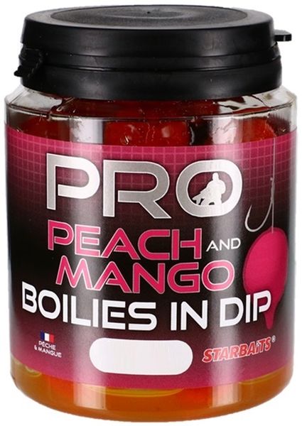 STARBAITS Boilies v dipe Pro Peach Mango 20mm/150g