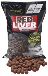 STARBAITS Mass Baiting Boilies Red Liver 14mm/3kg