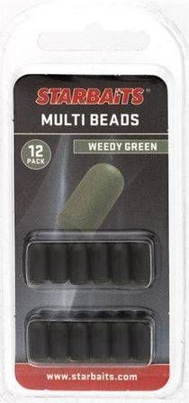 STARBAITS Multi Beads (prevleky) zelené 12ks/bal.
