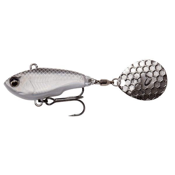 SAVAGE GEAR Nástraha Fat Tail Spin 5,5cm/9g Sinking - White Silver