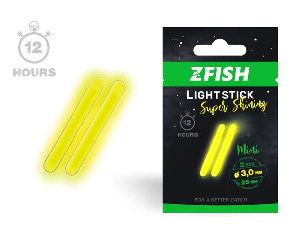 ZFISH Chemické svetlo 3x25mm 2ks/bal.