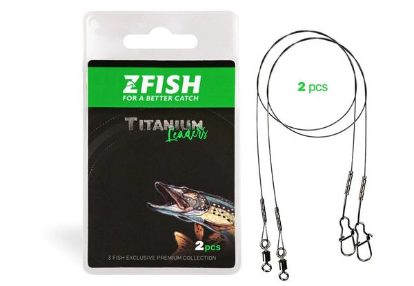 ZFISH Lanko Titanium Leader 20cm/12kg/2ks