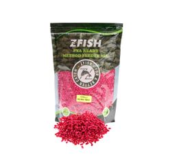 ZFISH PVA Ready&Method Feeder Mix pelety 2-3mm/1kg Chilli Robin Red